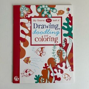 My Usborne Red Book of Drawing, Doodling, and Coloring - Kid - Art Activity Busy
